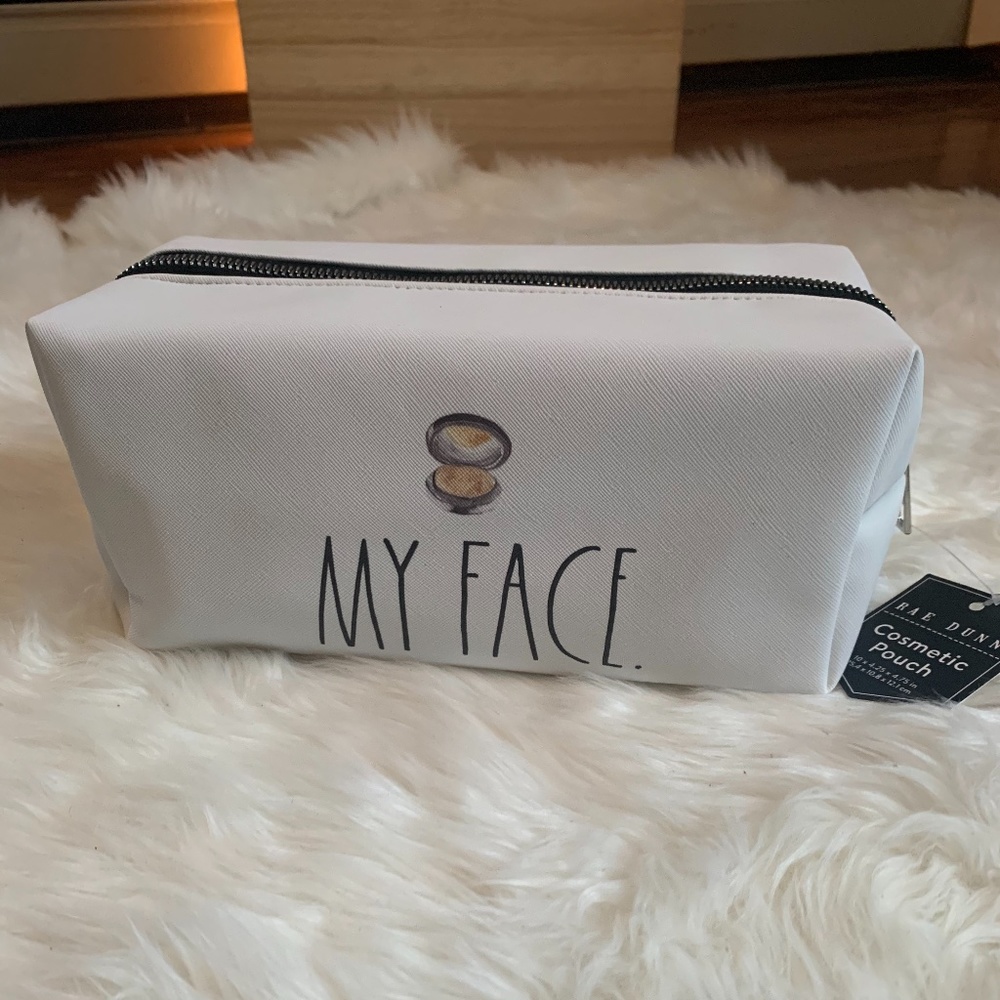 Rae Dunn "My Face" Cosmetic Bag